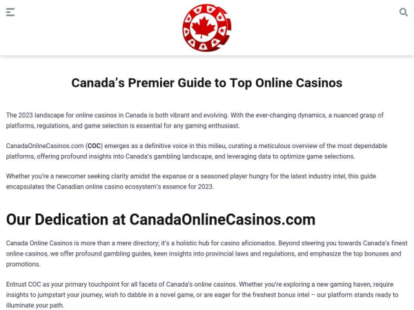 canadaonlinecasinos.com