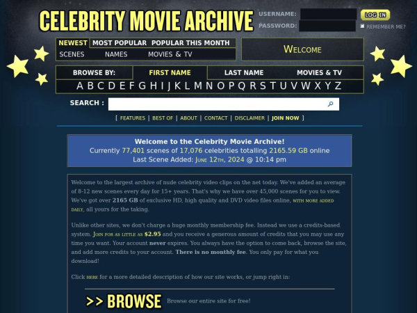 celebritymoviearchive.com