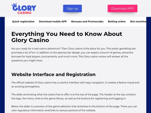 glorycasinos.com